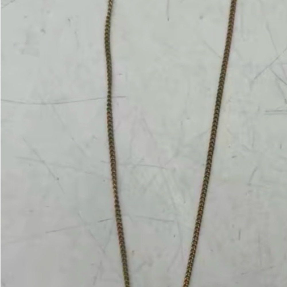 Gold Pendant Necklace with CD Logo dior